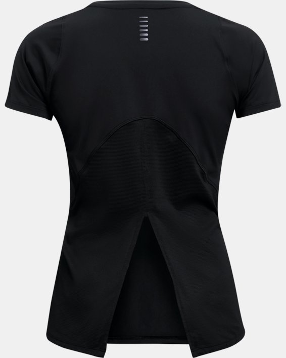 Camiseta de manga corta UA Iso-Chill Run para mujer, Black, pdpMainDesktop image number 7
